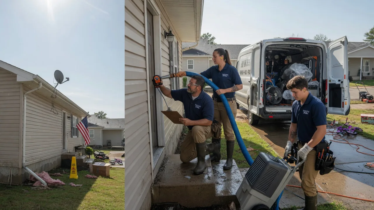 Ceiling Water Damage Restoration in Pall Mall, TN near me